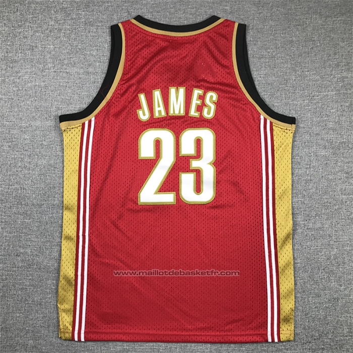 Maillot Enfant Cleveland Cavaliers LeBron James #23 Mitchell & Ness 2003-04 Rouge